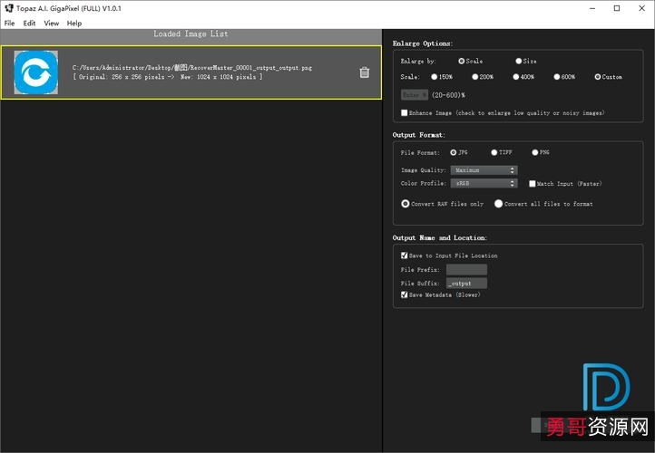 「Topaz+AI+Gigapixel+4.41」全球知名无损放大神器！即使将一寸照片放大数倍，清晰度依旧完好无损！