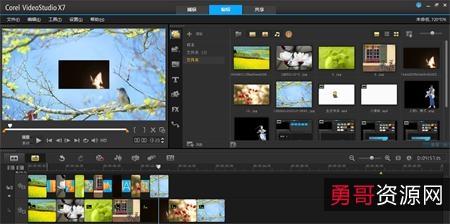 【会声会影视频编辑神器】只要三个步骤就可快速做出DV影片，从捕获、剪接、转场、特效、覆叠、字幕、配乐，到刻录，全方位剪辑出好莱坞级的家庭电影！
