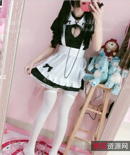 虎牙热门美女主播小清殿下Cosplay系列古典美人作品集：37V9.5G汉服旗袍民风水手服女仆装白姬