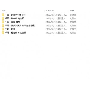 千阳六套合集127P-285M百度云双重压缩修改后缀大件分卷