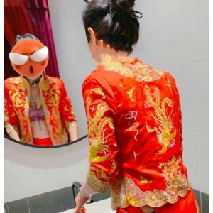 足系列凤冠霞帔、新娘鞋、足艺、C入秀禾、玩坏丝足、骚新娘、Coser、rioko、凉凉子、逸仙凤冠霞帔、乔依丝、joys、新娘