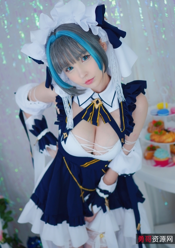 商品碧蓝航线柴郡三次元魔法少女嘴艺打奶炮套装