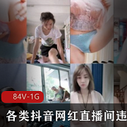 抖音网红直播间违规封号搓家军主播网暴打赏资源84个视频1G