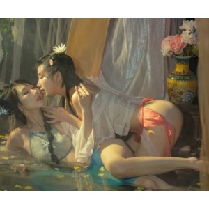 网红美少女奶桃云溪溪合作作品下载，1V1.3G画面清晰